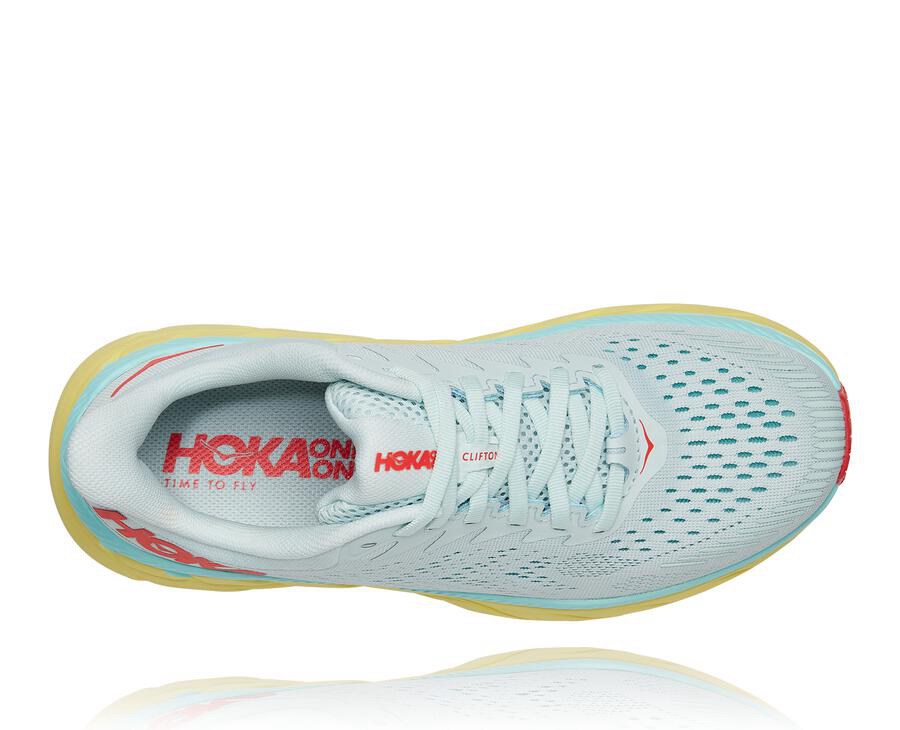 Hoka One One Running Shoes Womens Blue - Clifton 7 - 36145YUXV